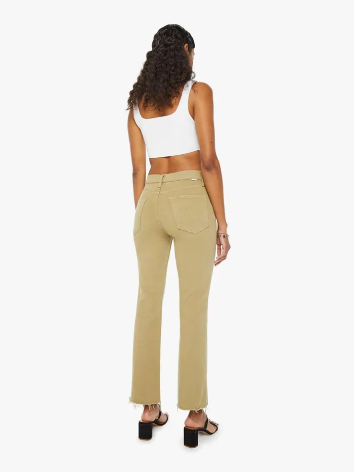 Mother Denim Bootcut The Tripper Flood Fray Cedar 8211 Women