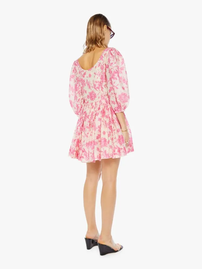 Mother Denim Ellah Dress Pink Baroque 8211 Women