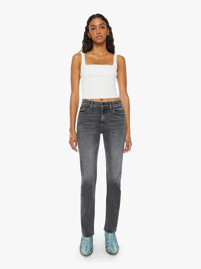 Mother Denim Relaxed The Mid Rise Rider Skimp Wash I Hate Snakes 8211 Women