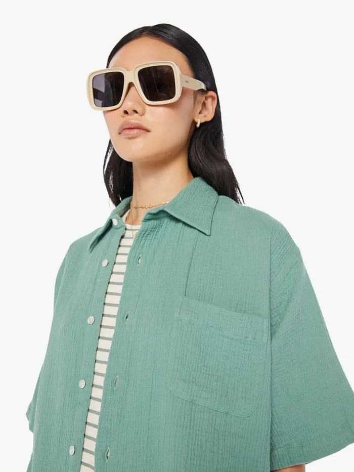 Mother Denim Roque Shirt Green Bay 8211 Women