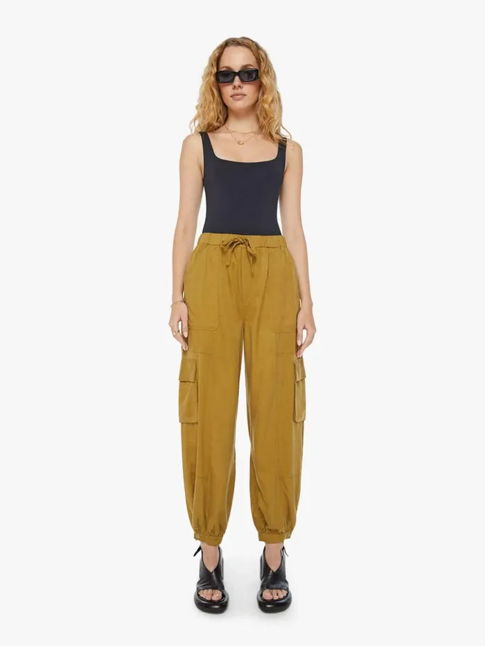 Mother Denim The Curbside Cargo Quickie Cinch Bronze Mist 8211 Women