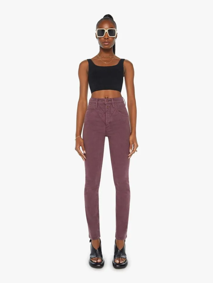Mother Denim The Rocky Rider Skimp Wash Mauve Wine 8211 Women