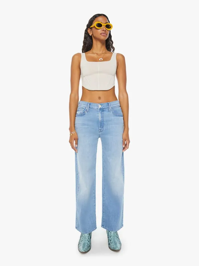 Mother Denim Wide Leg The Dodger Flood Wash All Over The Map 8211 Women