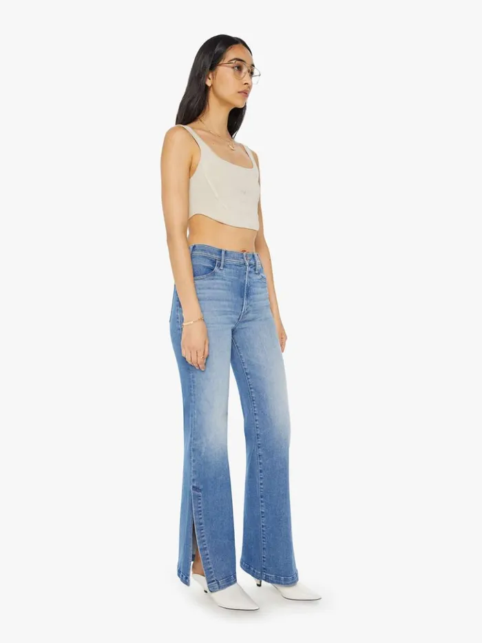 Mother Denim Wide Leg The Hustler Sidewinder Wash Enjoy The Ride 8211 Women