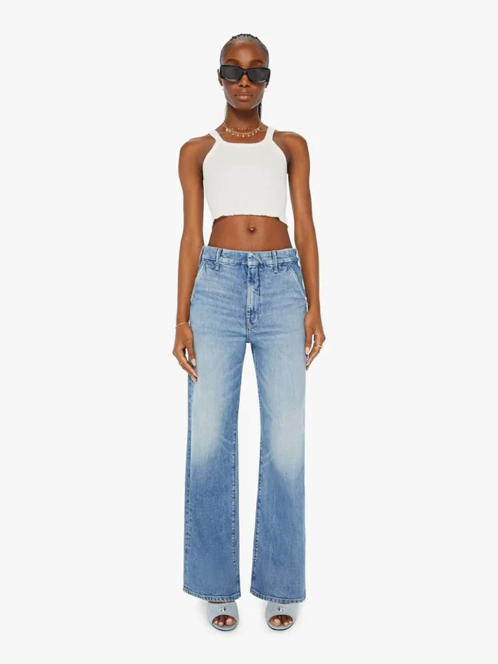 Mother Denim Wide Leg The Sk8er Prep Sneak Wash Are We There Yet 8211 Women