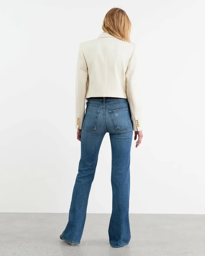 Nili Lotan BEAUREGARD BLAZER Stone Women Jackets and Blazers