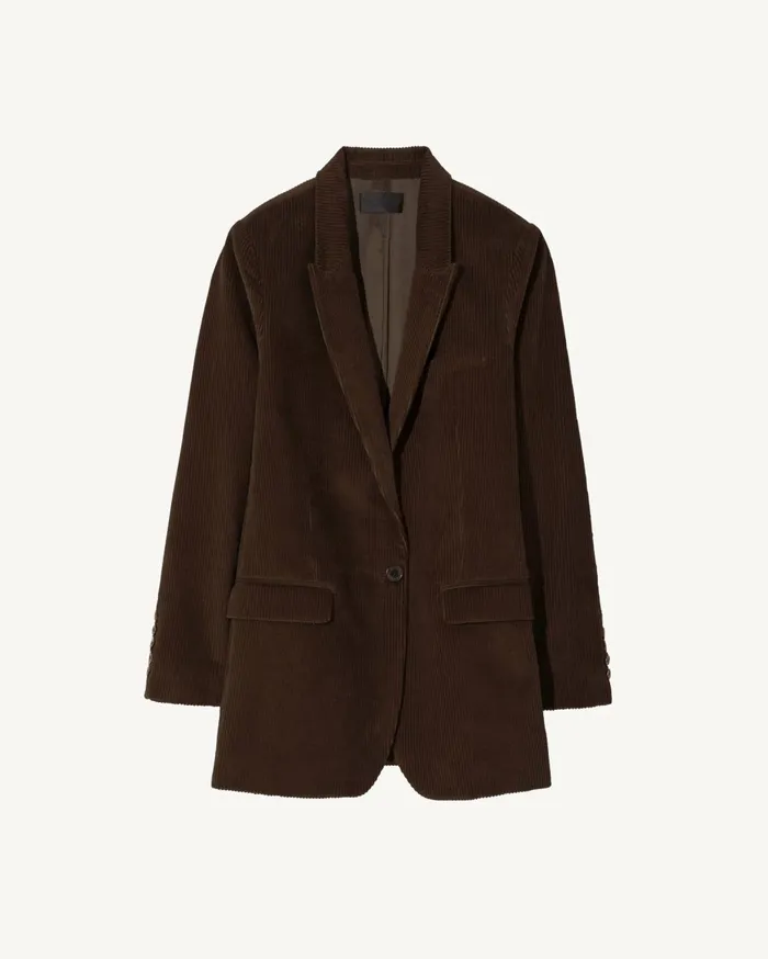 Nili Lotan DIANE BLAZER Espresso Women Jackets and Blazers