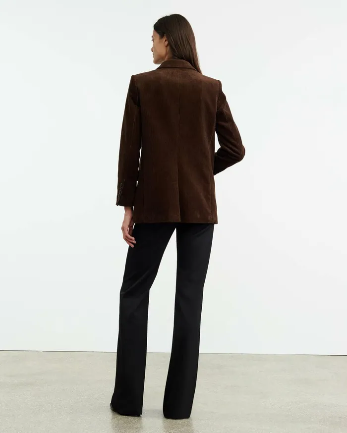 Nili Lotan DIANE BLAZER Espresso Women Jackets and Blazers