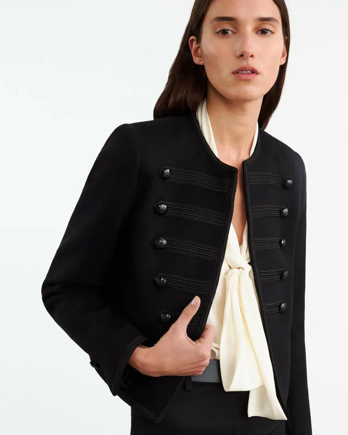 Nili Lotan JONI JACKET Black Women Jackets and Blazers