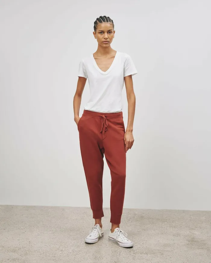 Nili Lotan NOLAN PANT Cocoa Women Pants and Shorts