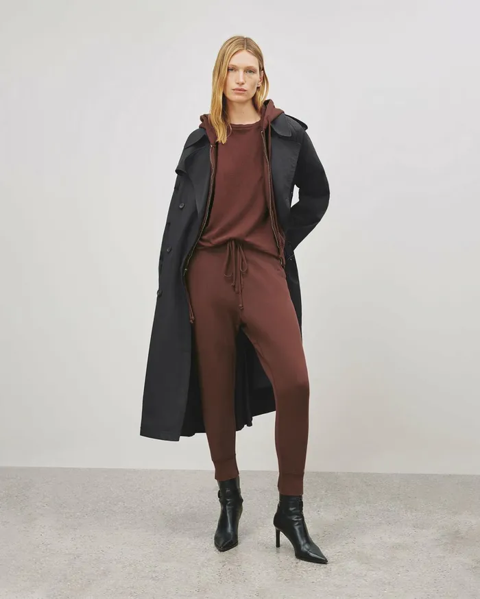 Nili Lotan NOLAN PANT Cocoa Women Pants and Shorts