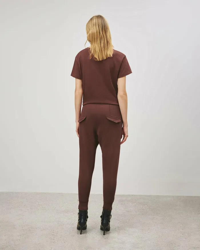 Nili Lotan NOLAN PANT Cocoa Women Pants and Shorts