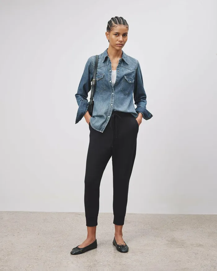 Nili Lotan NOLAN PANT Cocoa Women Pants and Shorts