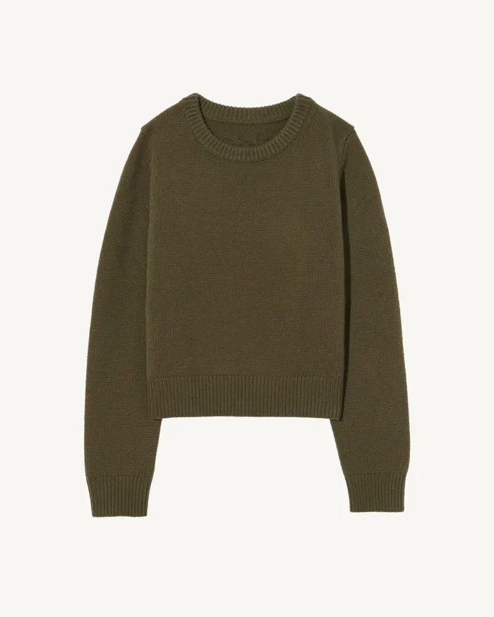 Nili Lotan POPPY SWEATER Espresso Women Knits and Sweaters
