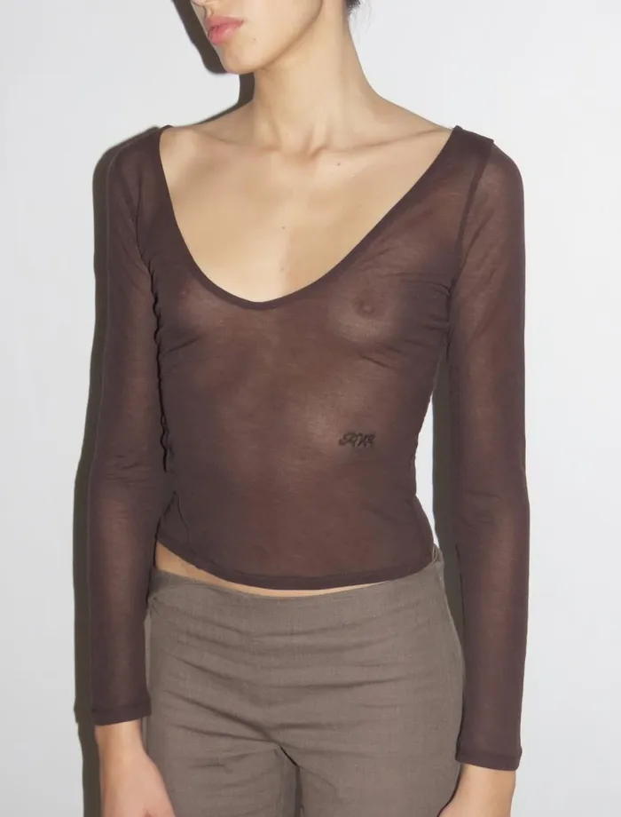 No 1918 Alfambra Brown Women Paloma Wool Tops