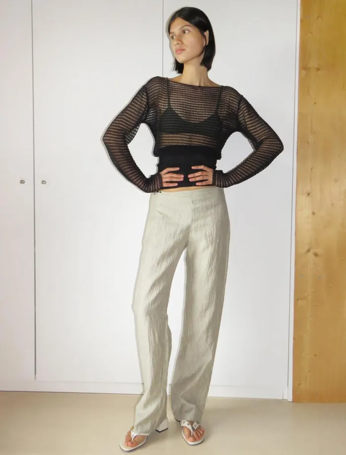 No 2011 Nicos Beige Women Paloma Wool Bottoms