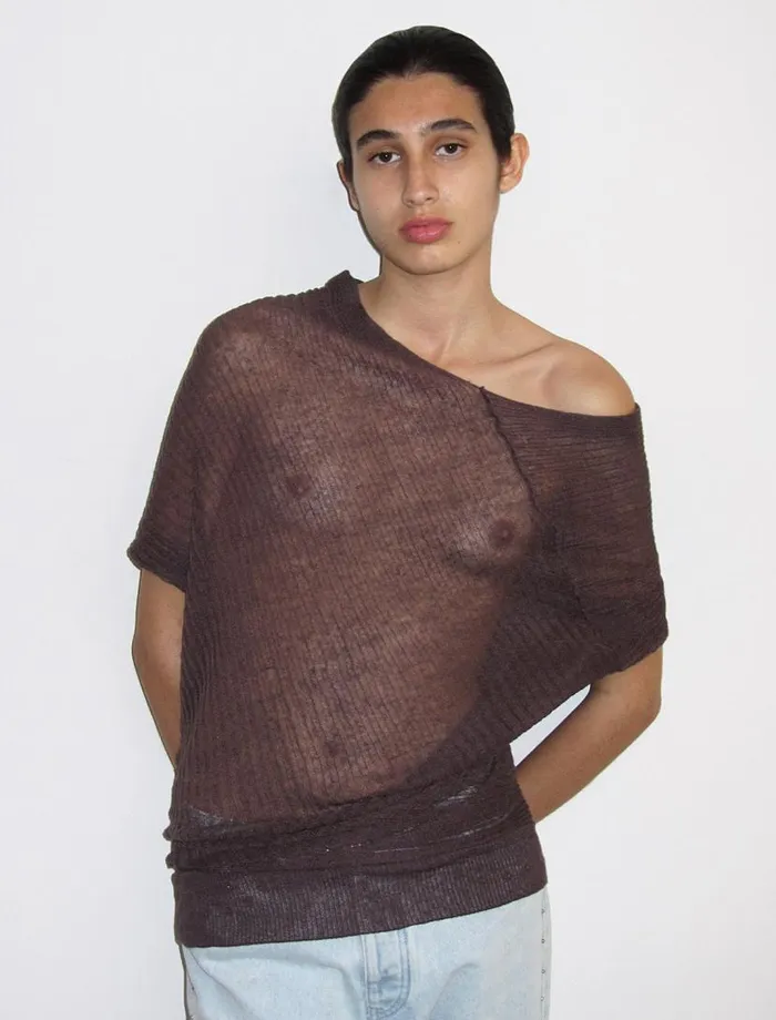 No 2030 Asuan Brown Women Paloma Wool Tops