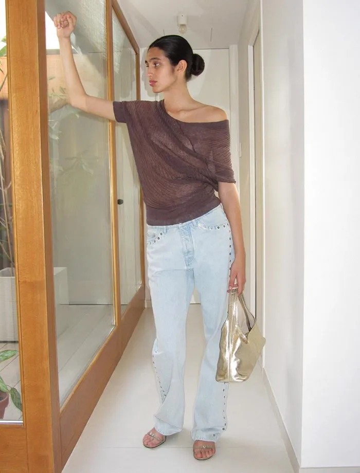 No 2030 Asuan Brown Women Paloma Wool Tops