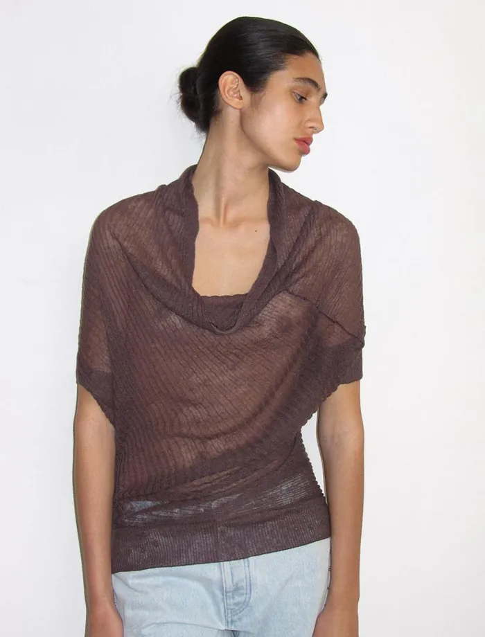No 2030 Asuan Brown Women Paloma Wool Tops