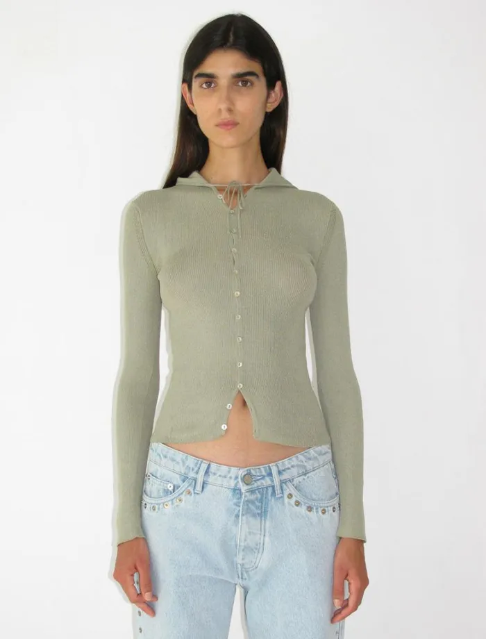 No 2075 Casa Greyish Green Women Paloma Wool Knits