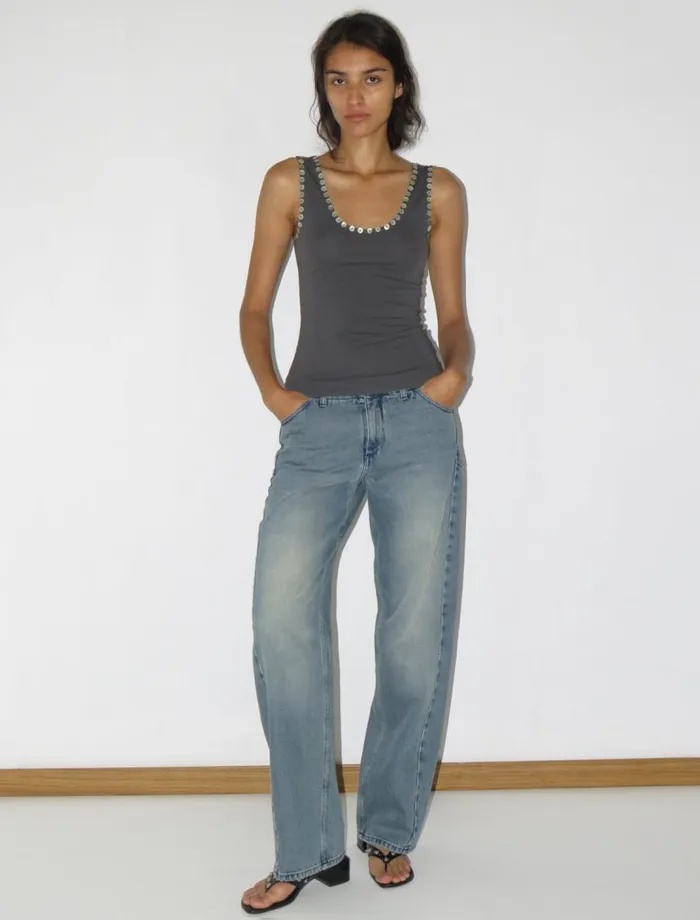 No 2110 Lucie Grey Women Paloma Wool Tops