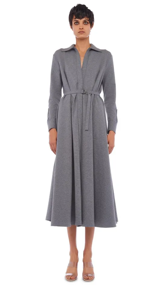 Norma Kamali Dresses BF NK SHIRT A LINE DRESS Medium Heather Grey 8211 Clothing Norma Kamali Dresses BF NK SHIRT A LINE DRESS Medium Heather Grey 8211 Clothing