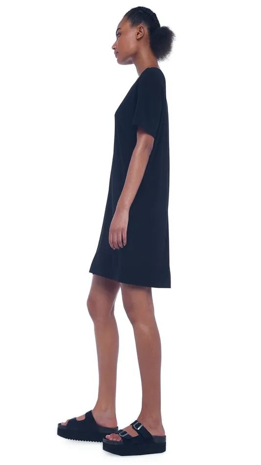 Norma Kamali Dresses BOXY DRESS TO KNEE Black 8211 Clothing