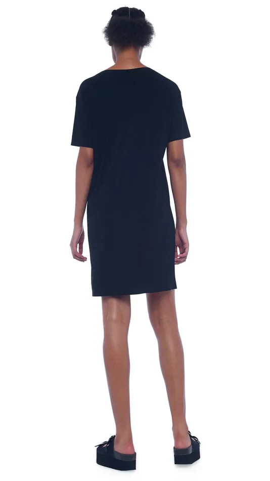 Norma Kamali Dresses BOXY DRESS TO KNEE Black 8211 Clothing