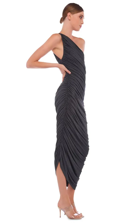 Norma Kamali Dresses DIANA GOWN Dark Grey 8211 Clothing