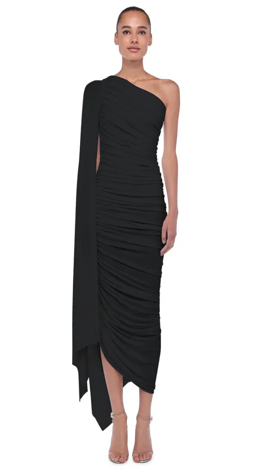 Norma Kamali Dresses DIANA GOWN W SLEEVE Black 8211 Clothing