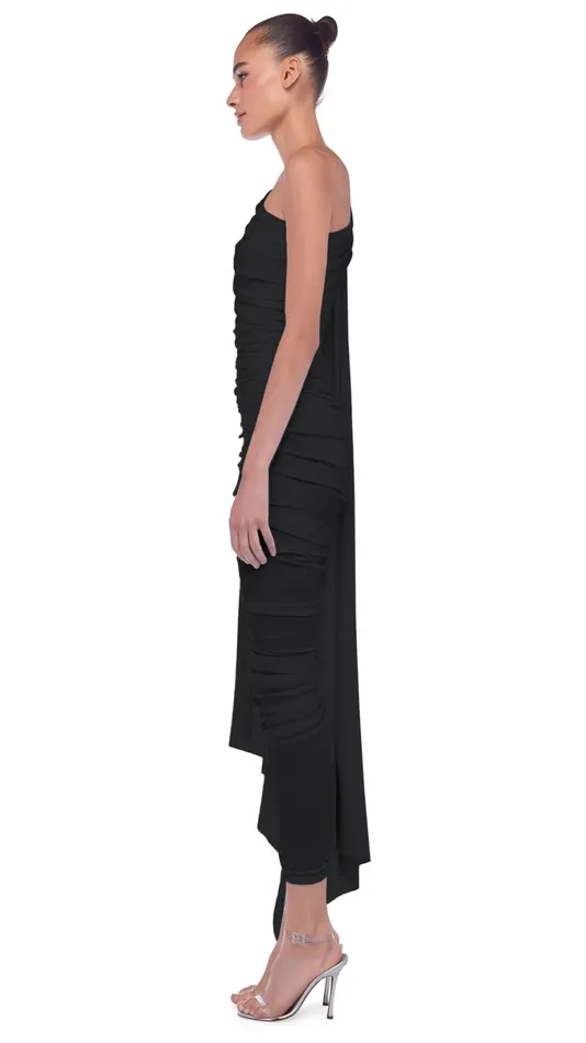 Norma Kamali Dresses DIANA GOWN W SLEEVE Black 8211 Clothing