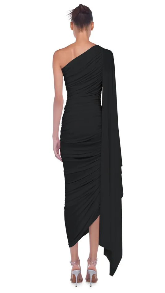 Norma Kamali Dresses DIANA GOWN W SLEEVE Black 8211 Clothing