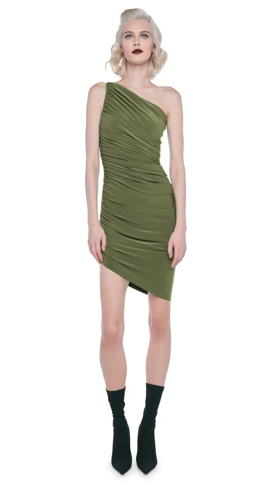 Norma Kamali Dresses DIANA MINI DRESS Military 8211 Clothing