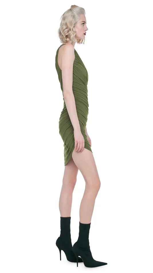 Norma Kamali Dresses DIANA MINI DRESS Military 8211 Clothing