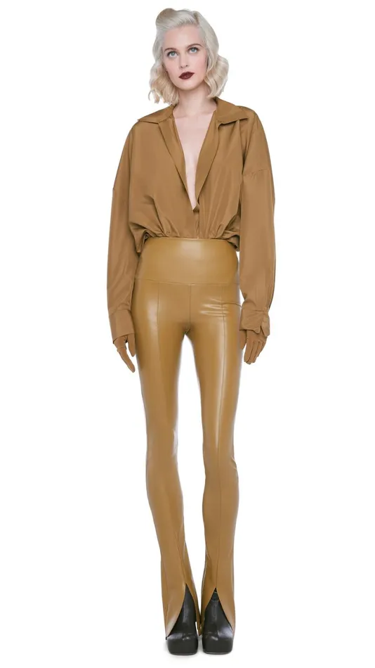 Norma Kamali Tops SUPER OS BF NK SHIRT BODYSUIT Woods 8211 Clothing