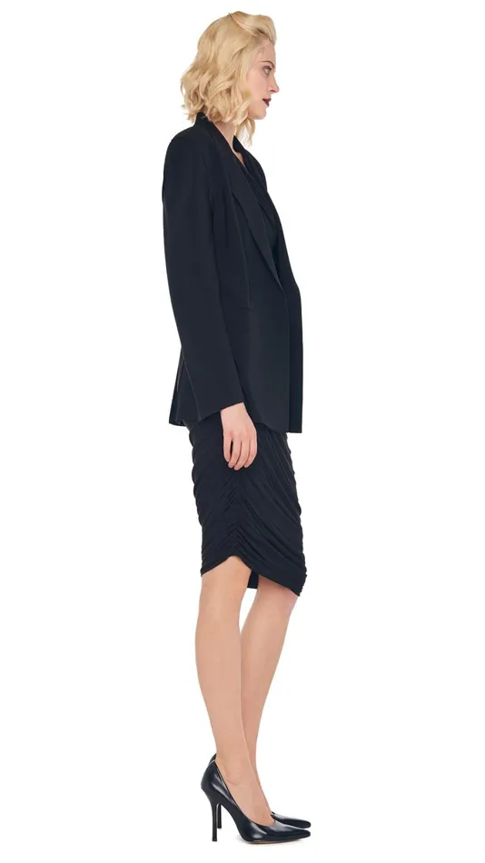 Norma Kamali Wardrobe DIANA DRESS TO KNEE With EASY FIT SINGLE BREASTED JACKET 8211 Clothing Norma Kamali Wardrobe DIANA DRESS TO KNEE With EASY FIT SINGLE BREASTED JACKET 8211 Clothing