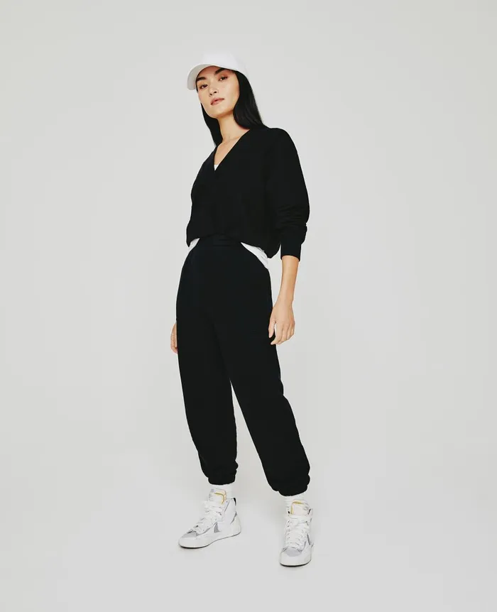 Nova Vee True Black Women AG Jeans Sweatshirts Nova Vee True Black Women AG Jeans Sweatshirts