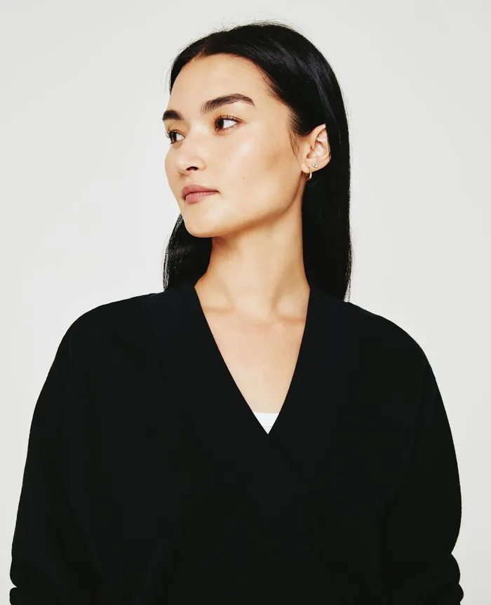 Nova Vee True Black Women AG Jeans Sweatshirts Nova Vee True Black Women AG Jeans Sweatshirts