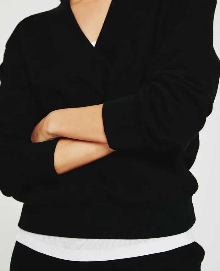 Nova Vee True Black Women AG Jeans Sweatshirts Nova Vee True Black Women AG Jeans Sweatshirts