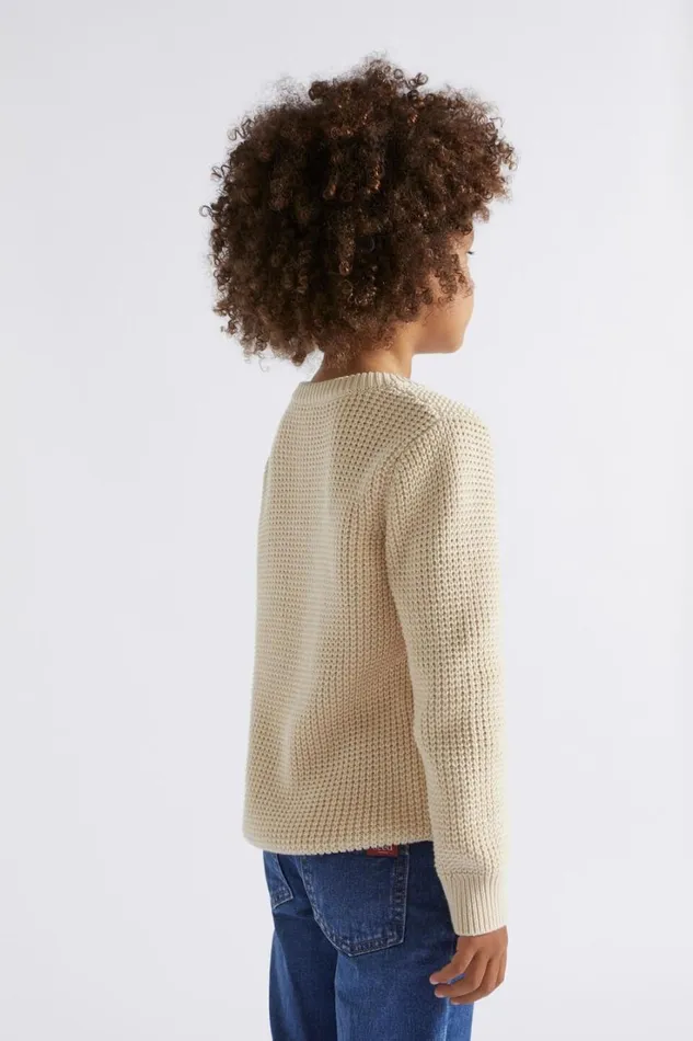 Occasion Boy Seed Heritage Waffle Knit Rich Cream