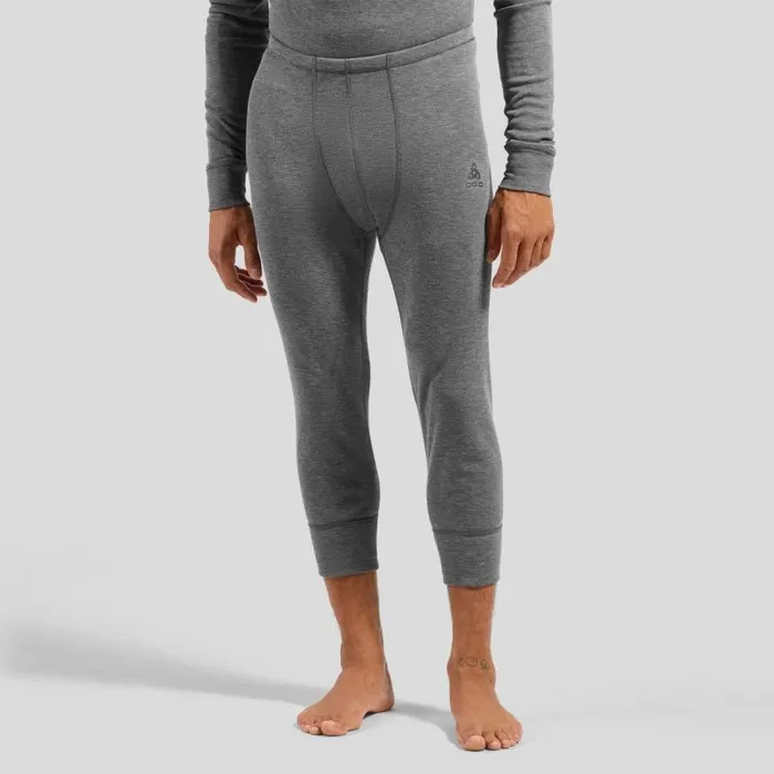 Odlo Base Layers The Active Warm Base Layer 34 Bottoms Odlo Steel Grey Melange 8211 Men