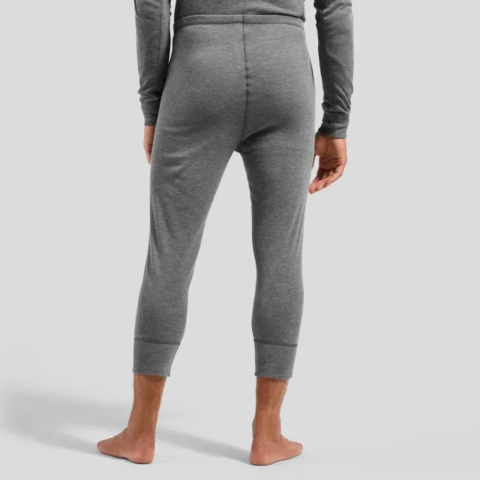 Odlo Base Layers The Active Warm Base Layer 34 Bottoms Odlo Steel Grey Melange 8211 Men
