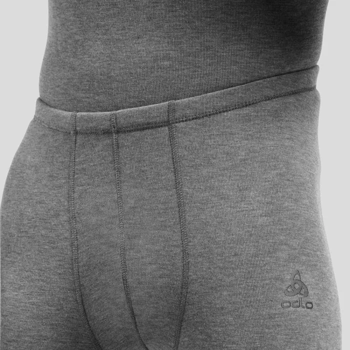Odlo Base Layers The Active Warm Base Layer 34 Bottoms Odlo Steel Grey Melange 8211 Men
