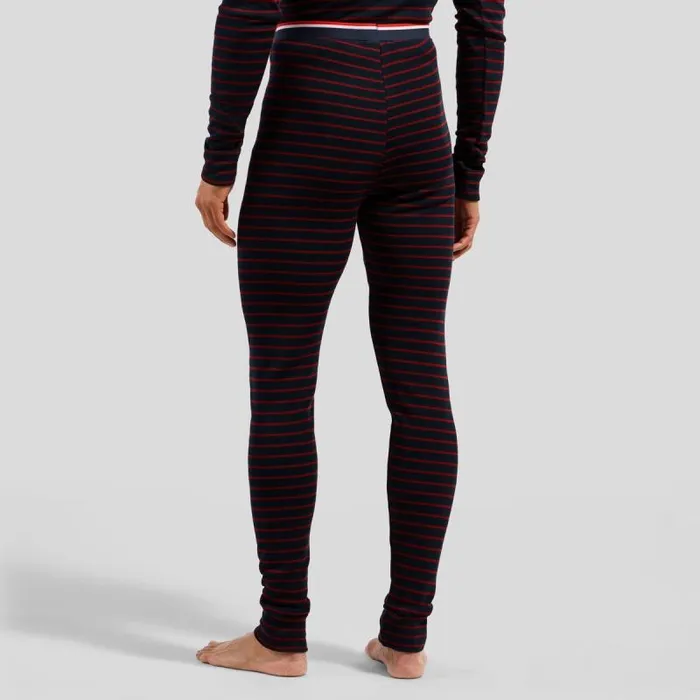 Odlo Base Layers The Active Warm Originals Base Layer Bottoms Dark Sapphire 8211 Sundried Tomato 8211 Men