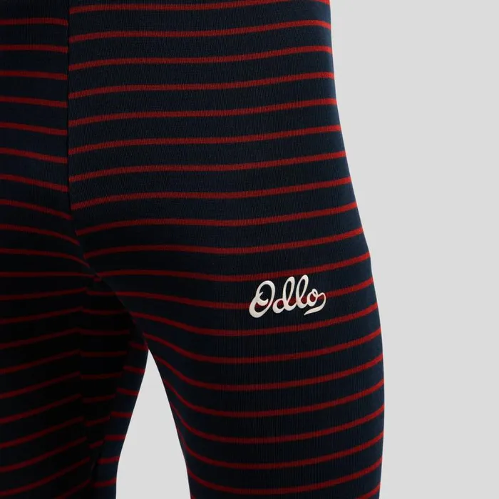 Odlo Base Layers The Active Warm Originals Base Layer Bottoms Dark Sapphire 8211 Sundried Tomato 8211 Men