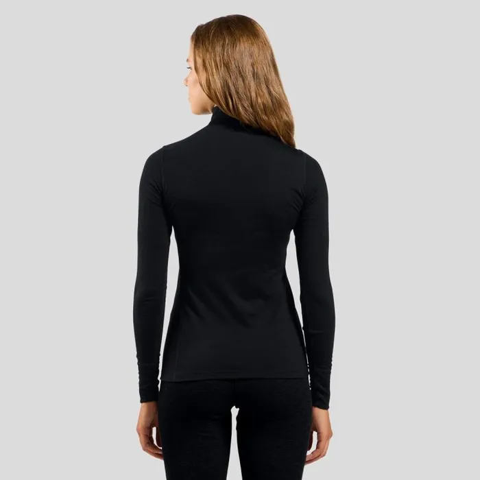 Odlo Base Layers The Natural Merino 200 Base Layer HalfZip Black 8211 Women