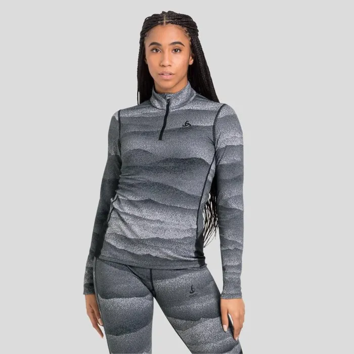 Odlo Base Layers The Whistler Base Layer HalfZip Black 8211 Women