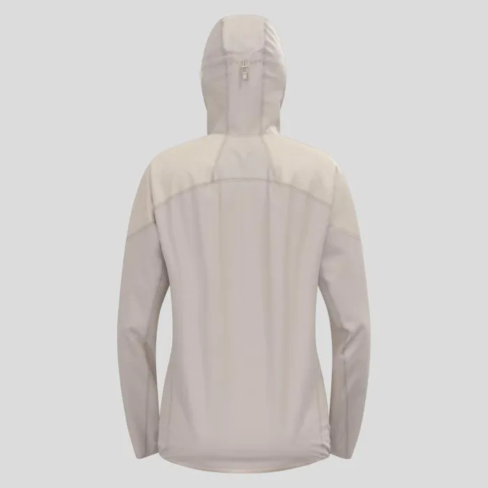 Odlo Jackets and Vests The Dual Dry Performance Knit Waterproof Insulated Running Jacket Silver Cloud 8211 Women