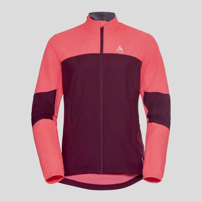Odlo Jackets and Vests The Finnfjord CrossCountry Jacket Winetasting 8211 Siesta 8211 Women