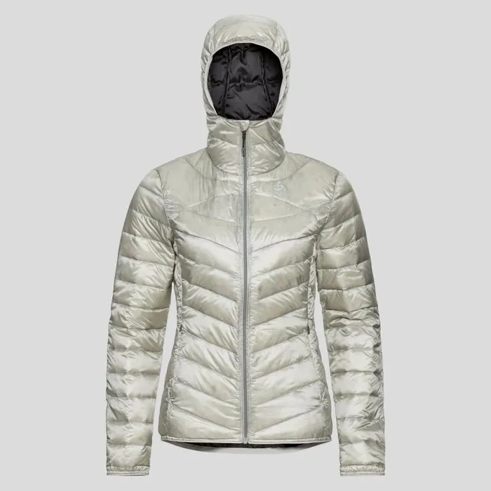 Odlo Jackets and Vests The Hoody Cocoon NThermic Warm Insulated Jacket Odlo Silver Grey 8211 Women